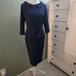 Women's Miusol Navy Long Sleeve Dress